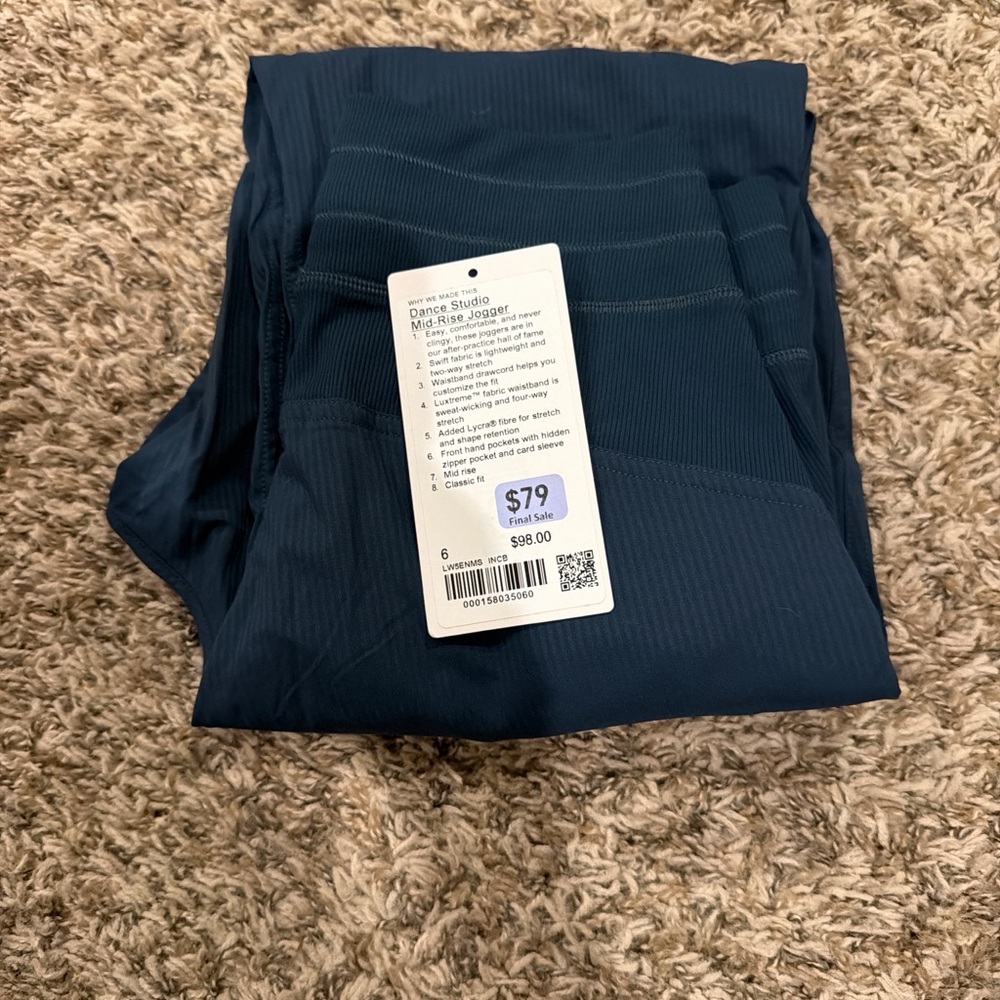 lululemon athletica Navy Blue Track Joggers